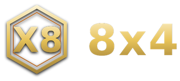 8x4 logo